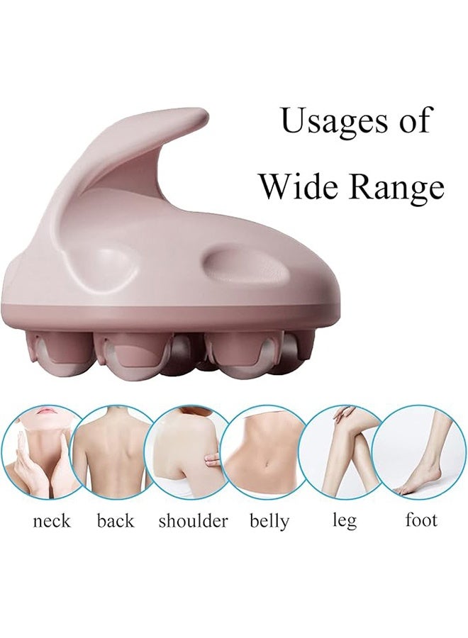 Hand Held Massager, Full Body Massage Tool with Roller Ball Massager Manual 360-degree-roller for Muscle Back Neck Joint Foot Shoulder Leg Pain Relief with Portable Design(1 Pack) - Image 4