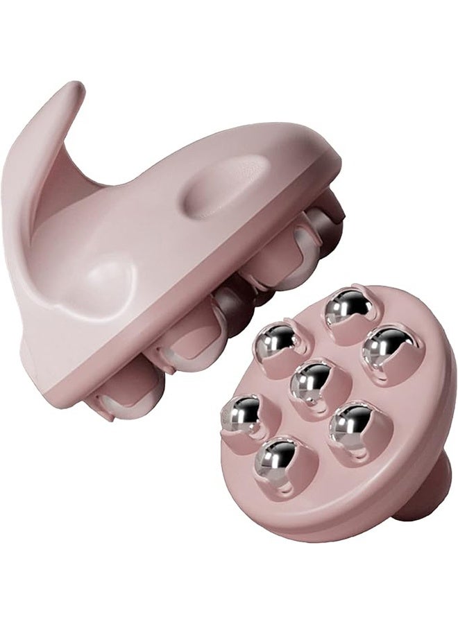 Hand Held Massager, Full Body Massage Tool with Roller Ball Massager Manual 360-degree-roller for Muscle Back Neck Joint Foot Shoulder Leg Pain Relief with Portable Design(1 Pack) - Image 1