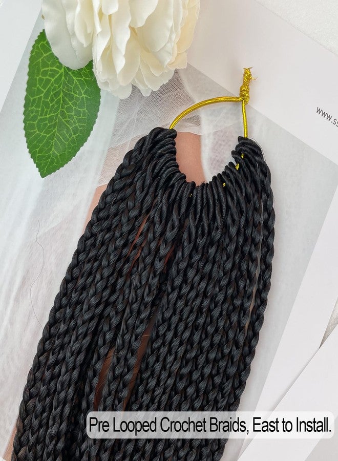 Chicmoi Ombre Blonde Crochet Box Braids Pre Looped 1B/27/613 Box Braids Crochet Hair 144 strands Small Size Soft Pre-looped Crochet Hair for Black Women Chicmoi Hair (T1B/27/613, 24 inch box braids 6 pack) - Image 4