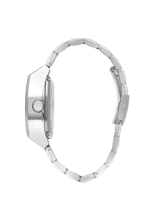 Lee Cooper Men's Watch, Automatic  Display and Metal Strap - LC07976.370, Silver