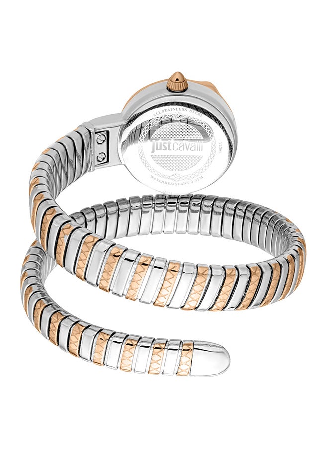 Just Cavalli Lady Snake Cerchio Snake Jc1L301M0075 - Stainless Steel Female Quartz 2 Hands  - Image 3