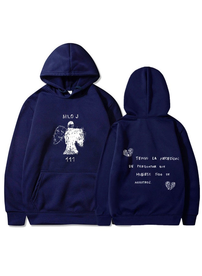 NIBEMINENT Milo J Hooded Sweatshirt - Unisex Loose Fit Polyester Pullover for Sports and Leisure - Image 1