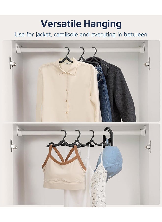 24 قطعة من شماعات السفر، مستلزمات السفر الأساسية للسفن السياحية، مستلزمات الرحلات البحرية المحمولة، شماعات قابلة للطي لحقيبة السفر، مستلزمات التخييم في المركبات الترفيهية والطائرات والعطلات في أوروبا - Image 4