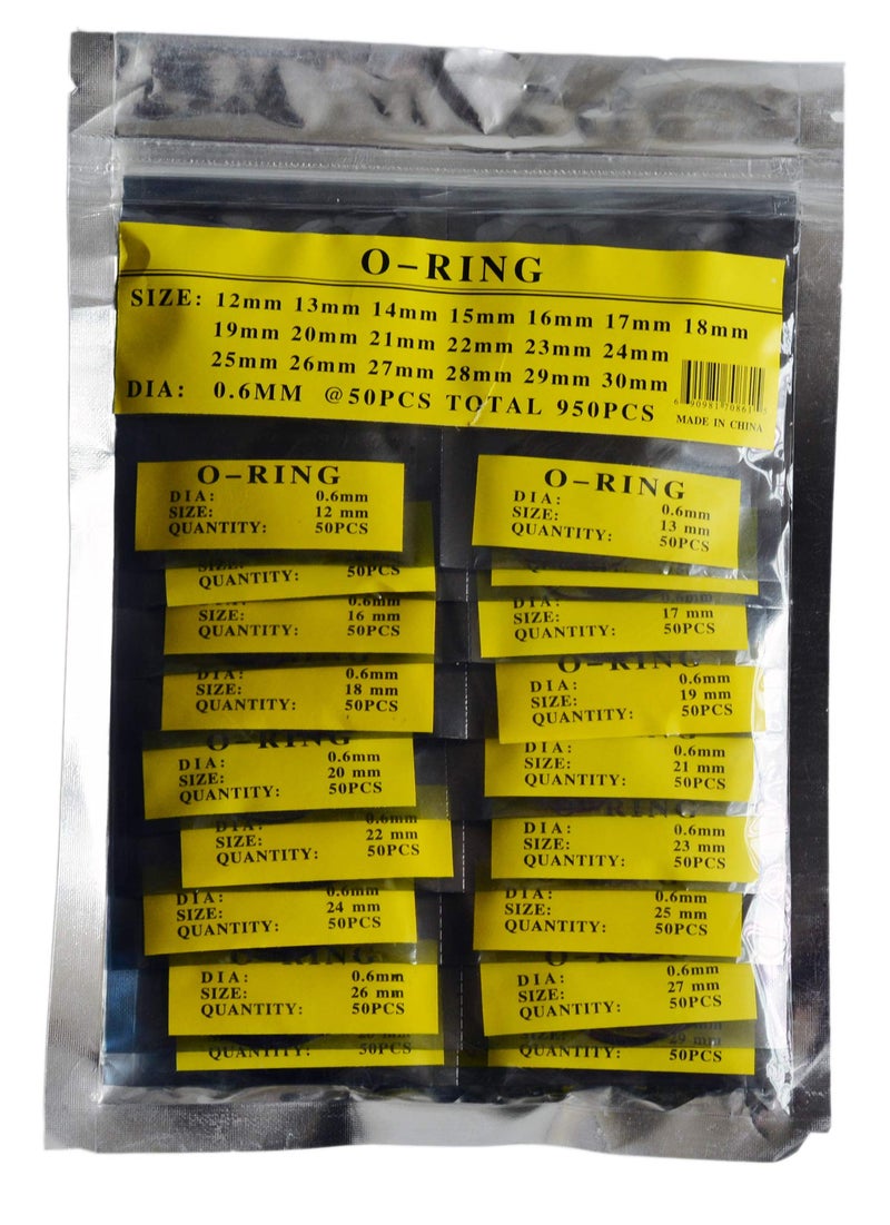 OTOOLWORLD O Ring Watch Back Gasket Rubber Seal Washers Set Replacement ORings 06MM