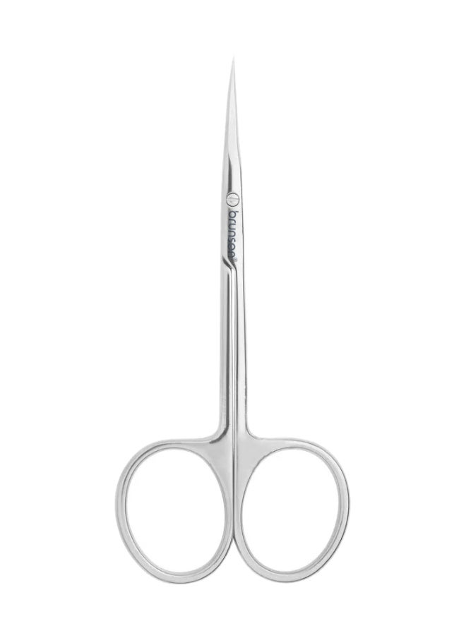 brunson Stainless Steel Point Cuticle Scissor curved cuticle & nail scissor for manicure pedicure for professional finger & toe nail care BSCS10  - Image 1