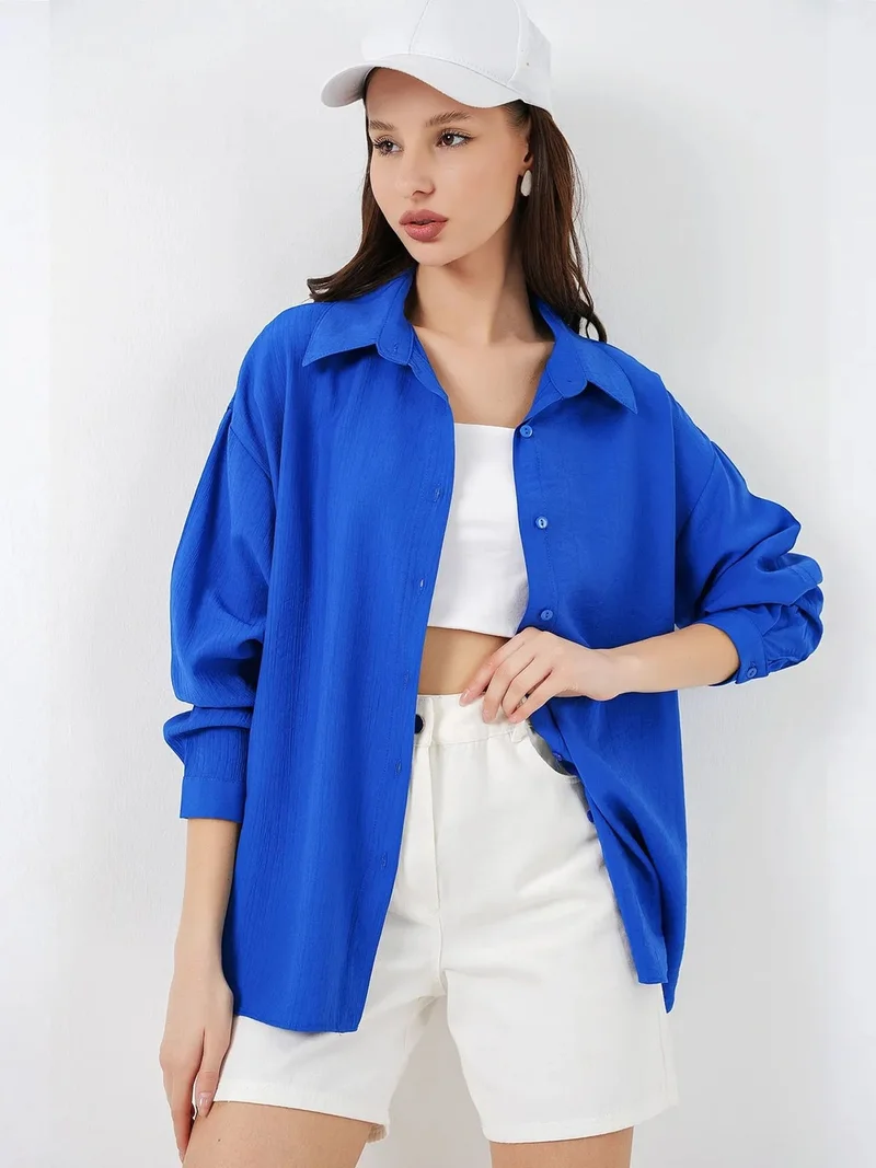 BIG DART BDART Oversized Long-Sleeve Button-Up Shirt