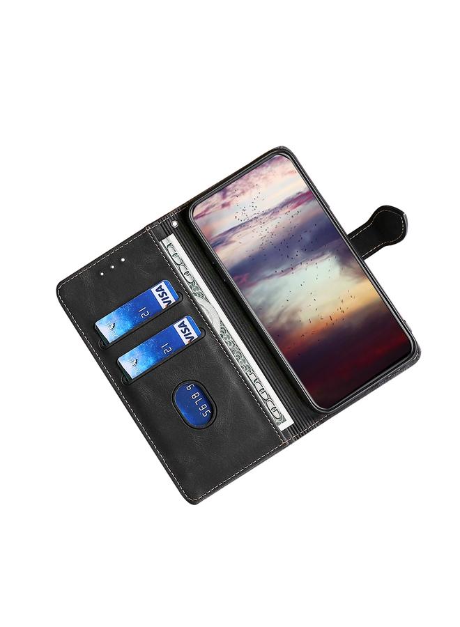 اس-توب جراب لهاتف OnePlus 9 مصنوع من الجلد بتصميم قبعة من القش ومشبك مغناطيسي من الجلد - Image 3