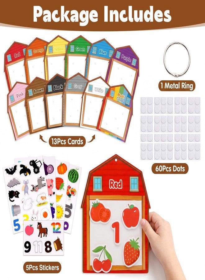 Fyguard Color Sorting Busy Books for Kids Early Childhood Education Color Matching Fine Motor Matching Boys Girls Gifts - Image 2