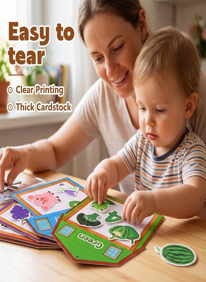 Fyguard Color Sorting Busy Books for Kids Early Childhood Education Color Matching Fine Motor Matching Boys Girls Gifts - Image 5