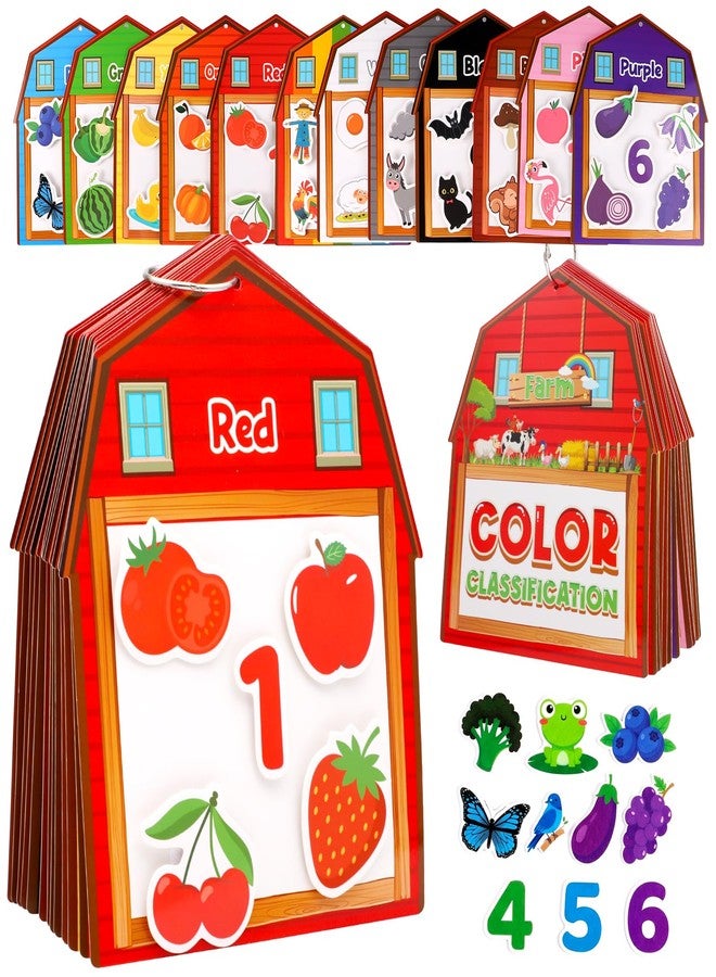 Fyguard Color Sorting Busy Books for Kids Early Childhood Education Color Matching Fine Motor Matching Boys Girls Gifts - Image 1