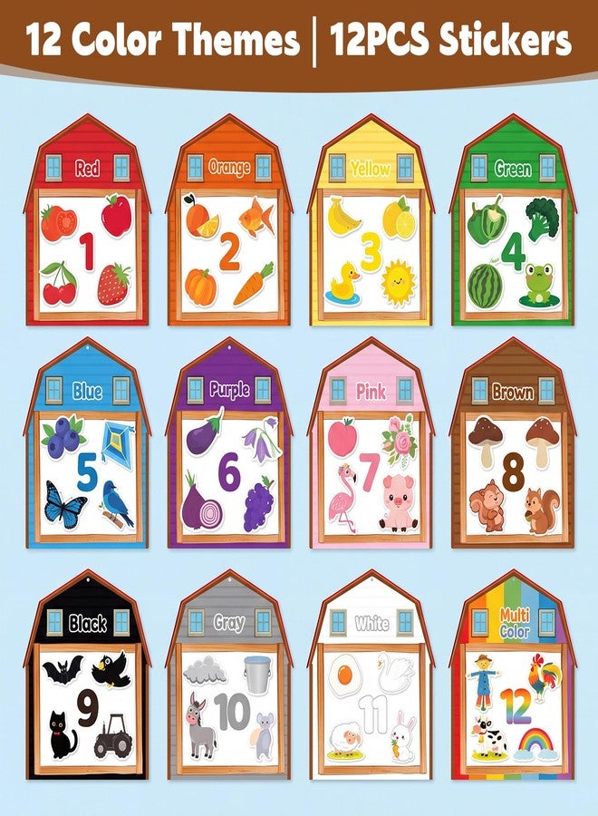 Fyguard Color Sorting Busy Books for Kids Early Childhood Education Color Matching Fine Motor Matching Boys Girls Gifts - Image 3