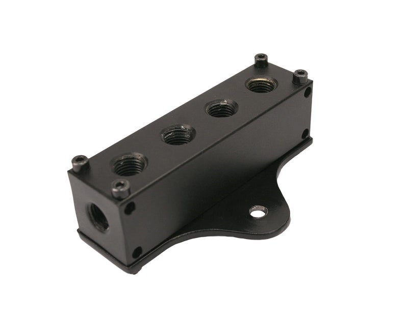 Viair 92820 6 Port Manifold with Mounting Holes, Black - Image 2