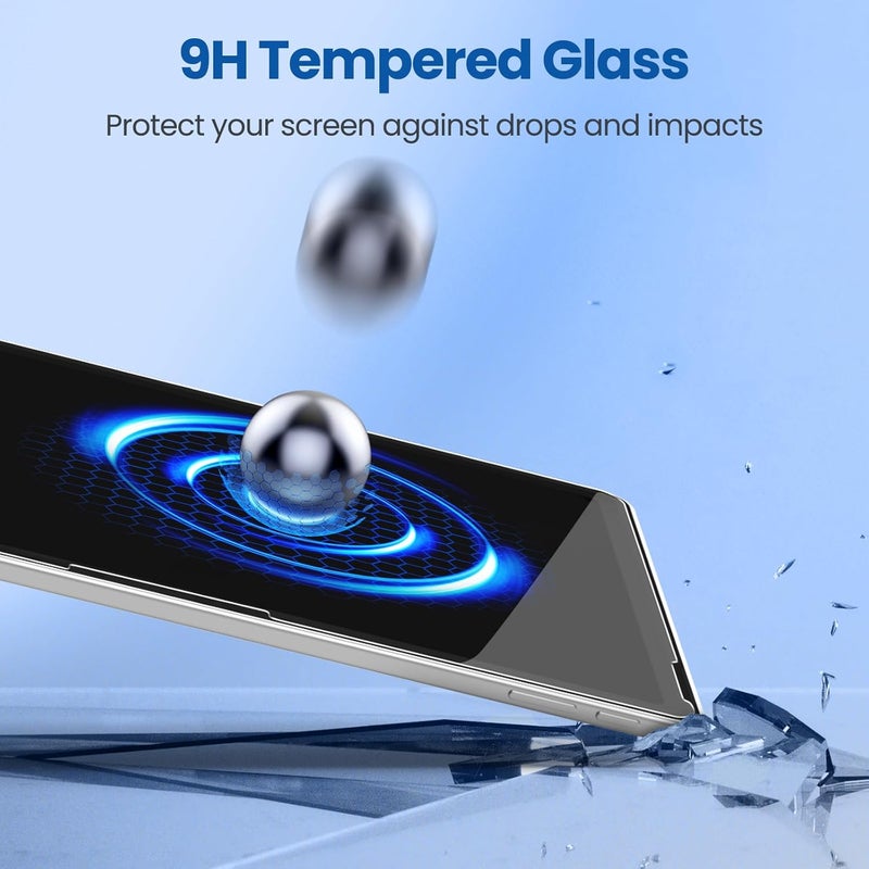MoKo 2 Pack Screen Protector for New Microsoft Surface Pro 12 inch 2025, 9H Tempered Glass Film Guard for Surface Pro 12-inch, Support Surface Pen & Case Friendly & Touch Sensitive - Image 4