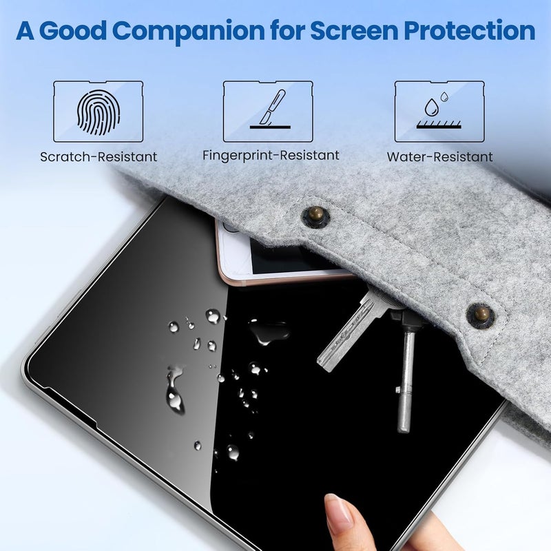 MoKo 2 Pack Screen Protector for New Microsoft Surface Pro 12 inch 2025, 9H Tempered Glass Film Guard for Surface Pro 12-inch, Support Surface Pen & Case Friendly & Touch Sensitive - Image 5