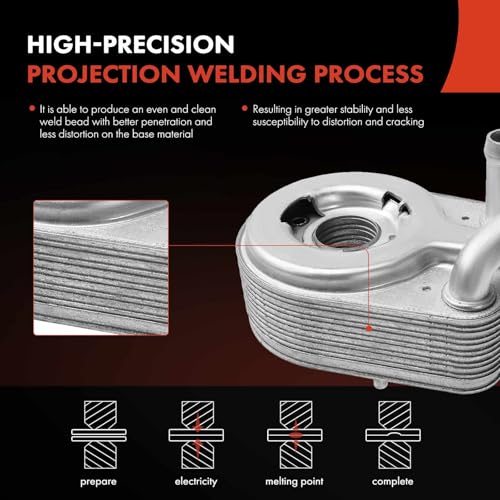 A-Premium Engine Oil Cooler Compatible with Land Rover Discovery 2004-2009 4.0L - Image 4