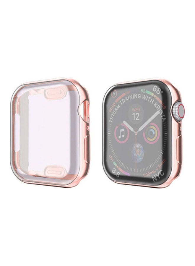 نيبمينينت غطاء حماية واق من الزجاج المقوى لساعة أبل الجيل السادس ذهبي - Image 1