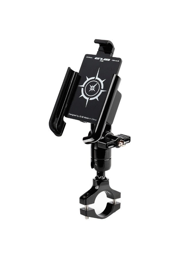 جي يو بي حامل موبايل من جي يو بي موديل P50 مناسب للدراجات النارية و الهوائية من الالومنيم خفيف الوزن - Image 1