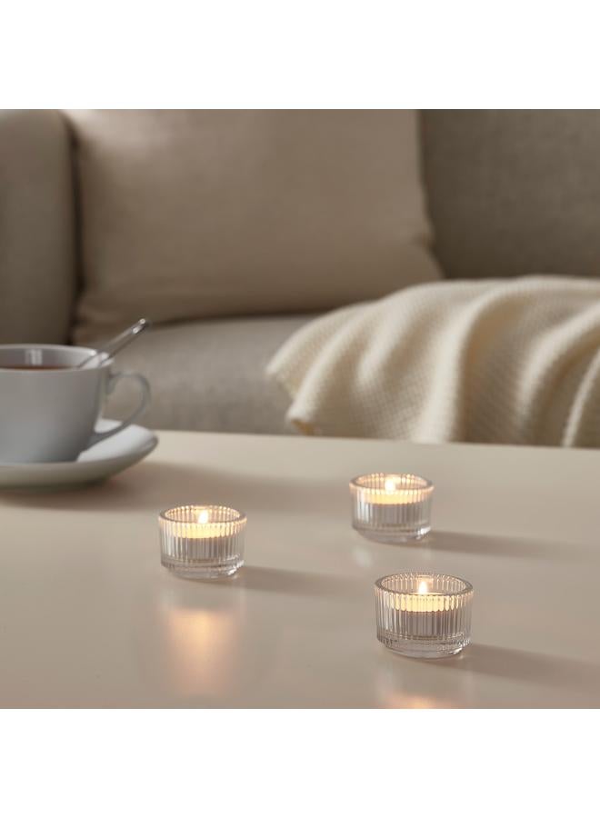 erorex Tealight holder, clear glass, 3.5 cm - Image 2