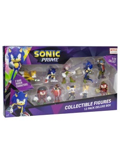 SONIC Sonic Figures 12 Pack Deluxe Box with 2 Rare Hidden Characters  - Image 1
