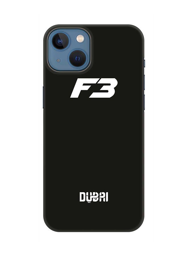Stylizedd Case for iPhone 15 Slim Snap Classic Series Mobile Cover Hard PC Shield Matte Finish Phone CasePrint - Faz3 Dubai Black - Image 1