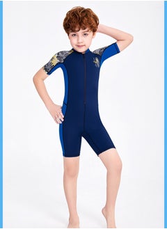 RedMapleTEK New Kids One Piece Swimsuit Short Sleeve Sun Protection Breathable Quick Dry Comfortable Diving Surfing Swimwear  - Image 5