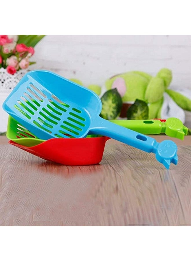 Exclusive Cat Litter Tray Multicolor Litter Tray (Scooper - Pack Of 2) - Image 2