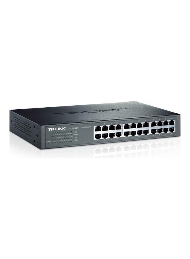 TP-LINK 24-Port Gigabit Desktop And Rackmount Switch Black/Sliver - Image 2