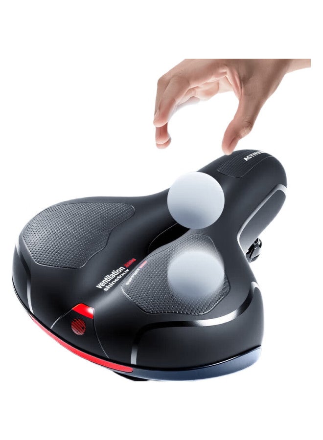 Move Iron Bicycle Seat, Mountain Bike Shock-Absorbing Seat, Thickened Foam Saddle, Universal Seat Cushion, Cycling Equipment Accessory - Image 3