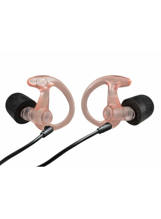 SureFire Sonic Defenders Ultra Max Filtered Earplugs w/Comply Canal Tips, Reusable, Clear, Medium, EP10-MPR - Image 1