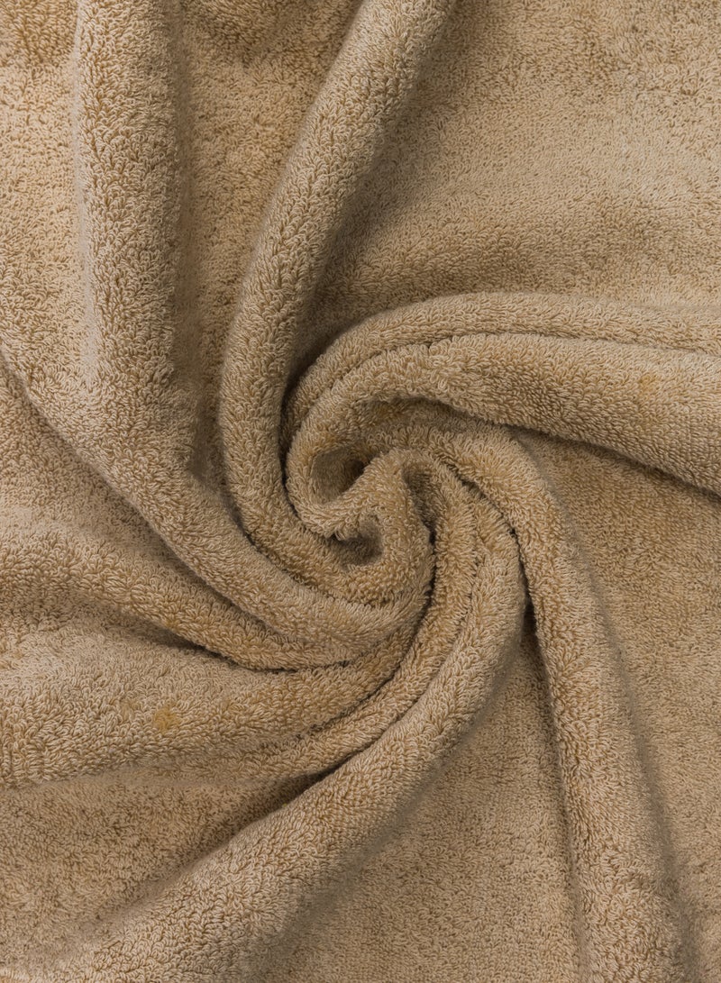 Notte Bianca Bath Sheet Camel Color  100X150 Gsm 730 Soft Excellent Absorbing - Image 4