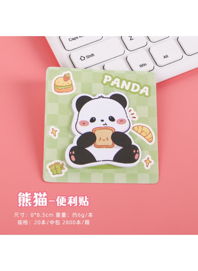 HELPS Cartoon Animal Special-shaped Sticky Notes Customized Style Student Office Notes Message Note Pad Thickeneded Note Paper - Image 1