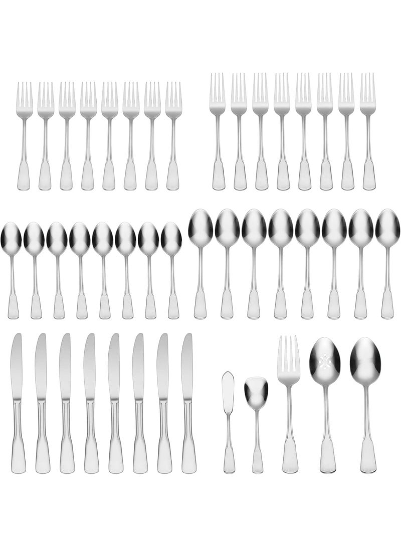 ONEIDA Oneida Colonial Boston 45-Piece Flatware Set, Service for 8  - Image 2