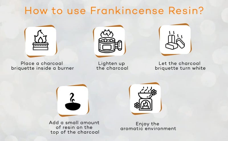FLIRRON Oman Pure Frankincense Resin, Frankincense Resin, Boswellia carterii, Monastery Incense, Frankincense Tears, Granules (125 Gm) - Image 5