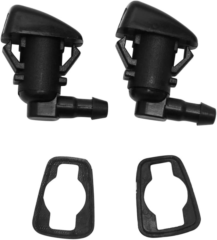 ZHPTAM ZHParty 2 Pcs Front Windshield Washer Nozzle Wiper Spray Jet - Fits Jeep Grand Cherokee 2011-2023, Dodge Grand Caravan 2011-2014, Dodge Durango 2011-2018 - Replace OEM# 68269108AA, 55372143AB - Image 1