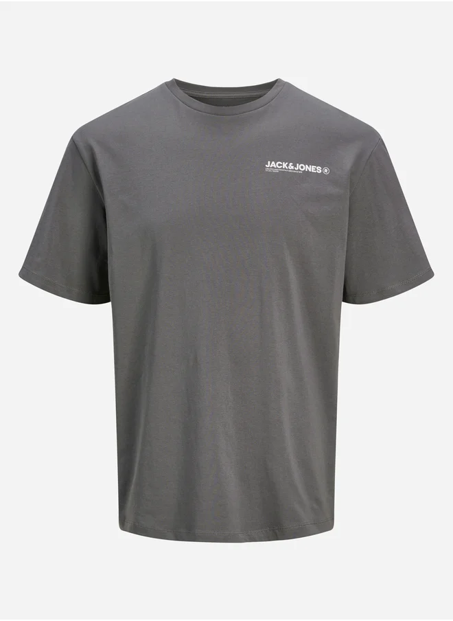 JACK & JONES Graphic Print Crew Neck T-Shirt