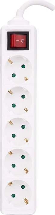 Cekave Philips SPS1050A/51 2m 5-way Child Protection White Socket (4202)