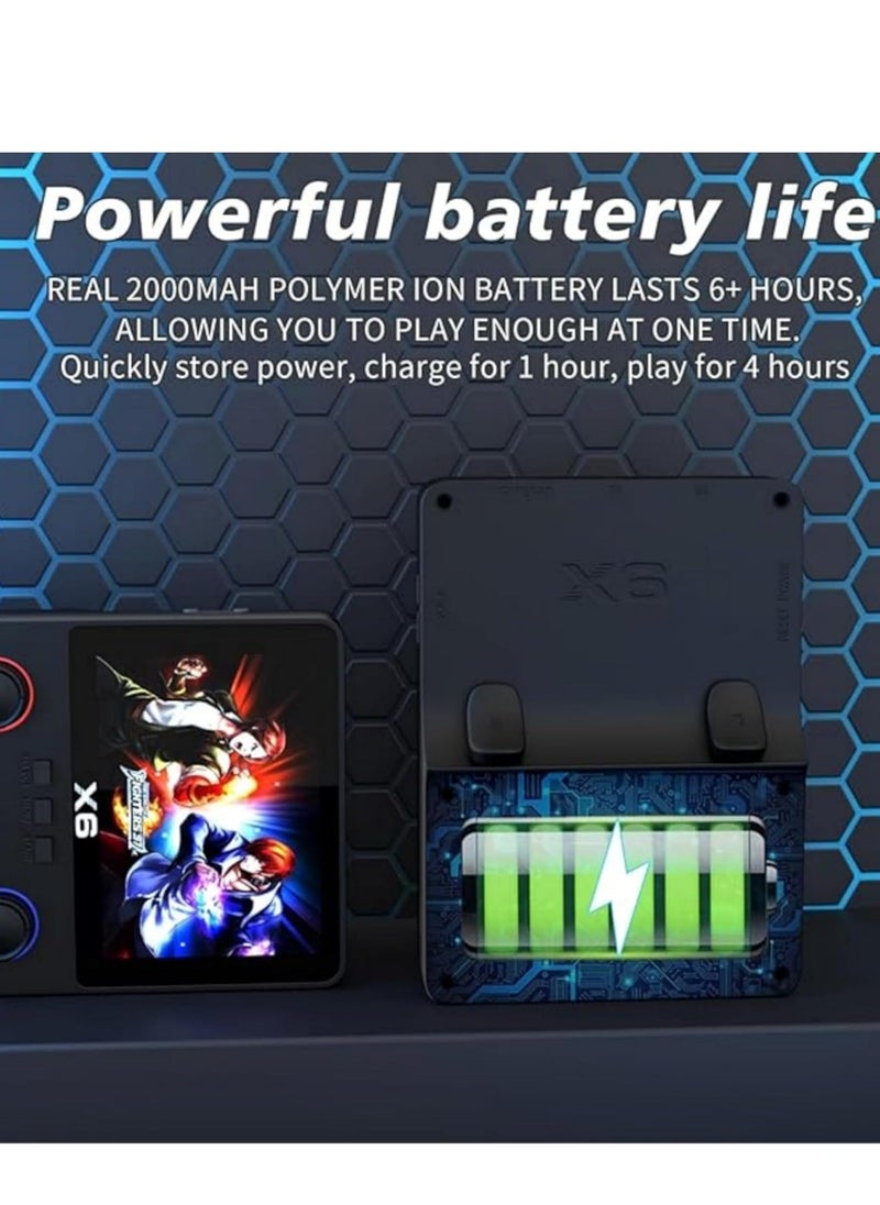 ELTRAZONE - Handheld Retro Game Console – 32GB TF Card, 6,000+ Preloaded Games, 11 Emulators, 3.5-Inch IPS Screen, Portable Retro Gaming Console for Classic Games Lovers - Image 1