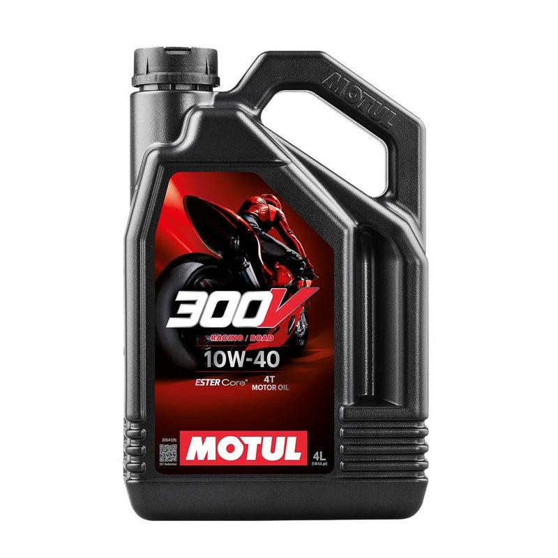 Motul 104121 300V Factory Line 4T 10W-40 100% Synthetic Engine Oil 4 Liters Ester Core Technology Racing Motorcycle Motor Lubricant - Image 3