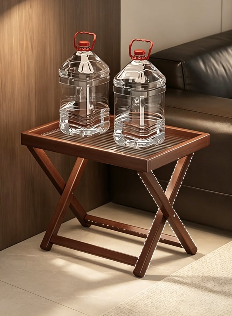 Monda Folding Small Table Outdoor Picnic Portable Coffee Table Solid Wood Home Living Room Mini Side Table - Image 5