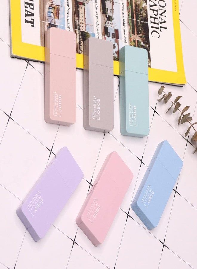 etspolt White Out Tape 6 Pcs White Out Correction Tape Pastel Mini Whiteout Correction Tape for Office Supplies Note Taking - Image 5