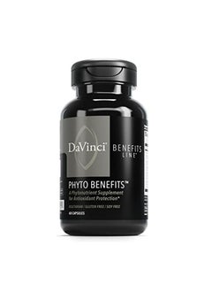 Davinci Labs Phyto Benefits Dietary Supplement To Support Detox Metabolic Health And Immune System Function* With Broccoli Sprouts Quercetin And More Glutenfree 60 Vegetarian Capsules  - Image 1