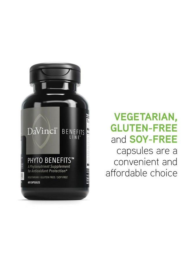 Davinci - Labs Phyto Benefits Dietary Supplement To Support Detox Metabolic Health And Immune System Function* With Broccoli Sprouts Quercetin And More Glutenfree 60 Vegetarian Capsules - Image 1