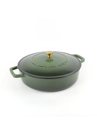 Healthy and Safe, Non-Stick Cookware, Enameled Cast Iron Dutch Oven Braiser Pan, 28cm / 3.79L – Green - pzsku/ZE1EB3173A81F5BB011A8Z/45/1745170732/a61e0563-cff6-408b-884a-46e146251621