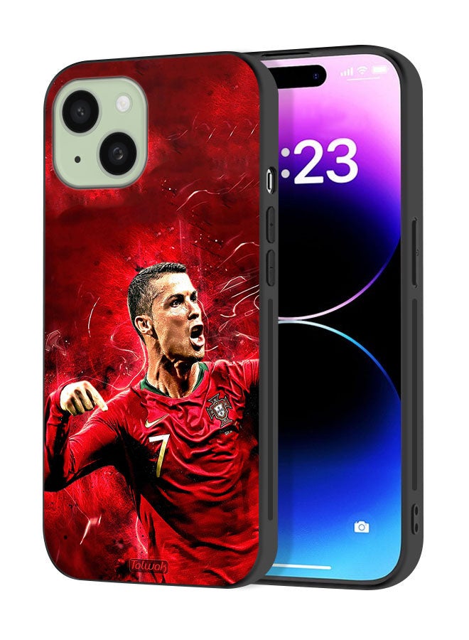 Tolwak Apple iPhone 15 Plus Protective Case Cover Cristiano Ronaldo - Image 1