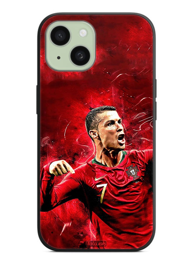 Tolwak Apple iPhone 15 Plus Protective Case Cover Cristiano Ronaldo - Image 2