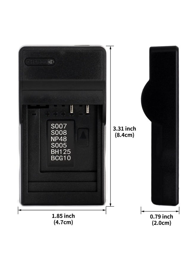 Norifon - CGA-S005 USB Charger for Panasonic Lumix DMC-FS1, DMC-FS2, DMC-FX01, DMC-FX07, DMC-FX10, DMC-FX12, DMC-FX150, DMC-FX180, DMC-FX3, DMC-FX50, DMC-FX8, DMC-FX9, DMC-LX1, DMC-LX2 Camera and More - Image 1