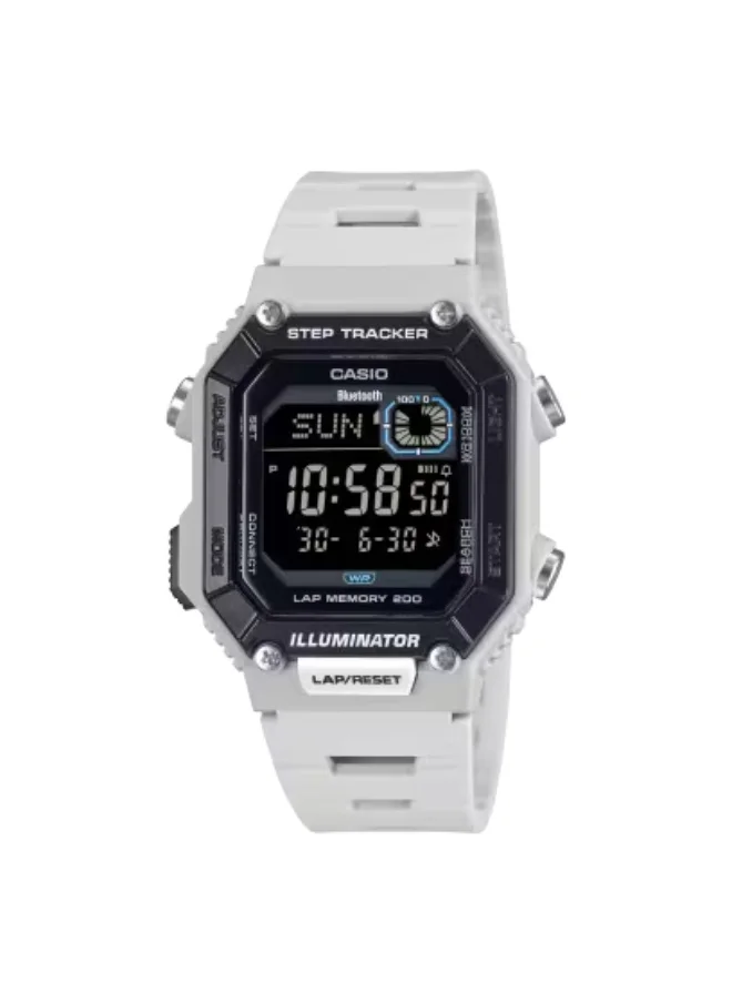 CASIO Men's Resin Digital Watch WS-B1000-8BVDF - 41.3 mm