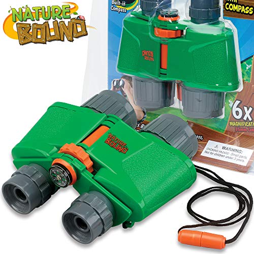Nature Bound Binoculars for Kids Hit Resolution 6x35 - High Power Kids Binoculars with Built in Compass for Bird Watching, Hiking, Hunting, Spy, & Outdoor Exploration, for Boys & Girls - Image 3