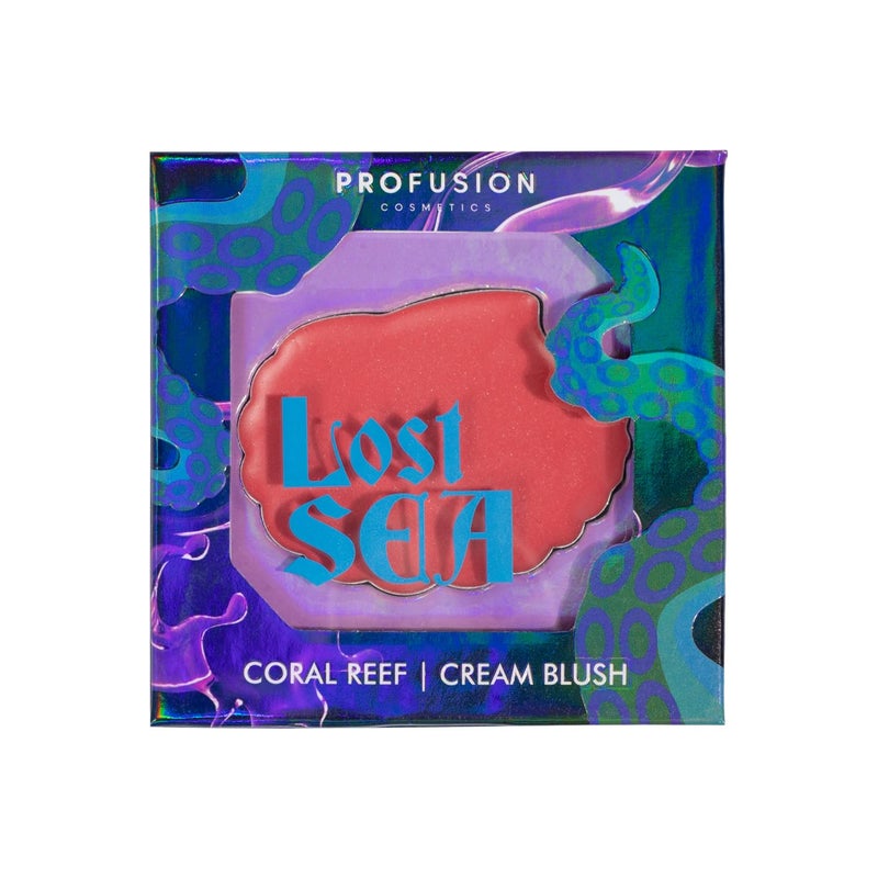 Profusion Cosmetics Sea Witch Cream Blush Channel Your Inner Siren for Mesmerizing Look Get Mermaid Glow and Achieve Stunning Cheek Color with Sea Witch Cream Blush Violet Wave 1