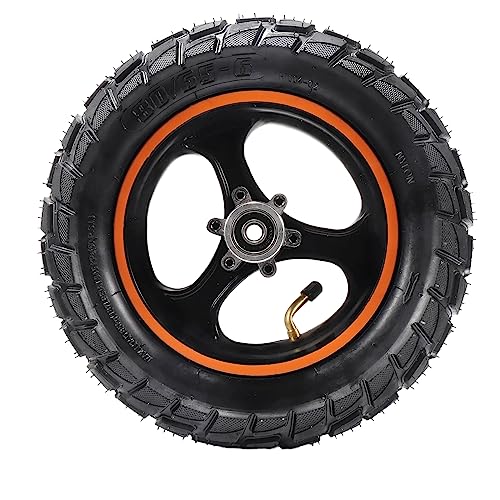 HTBCCHB 80/65-6 Scooter Tire,Front tires Wheel Aluminium hub, 10 Inch Replacement Thickened Pneumatic Tyres for Electric Scooter 255x80 10x3.0 scooter inner tubes(off road) - Image 5